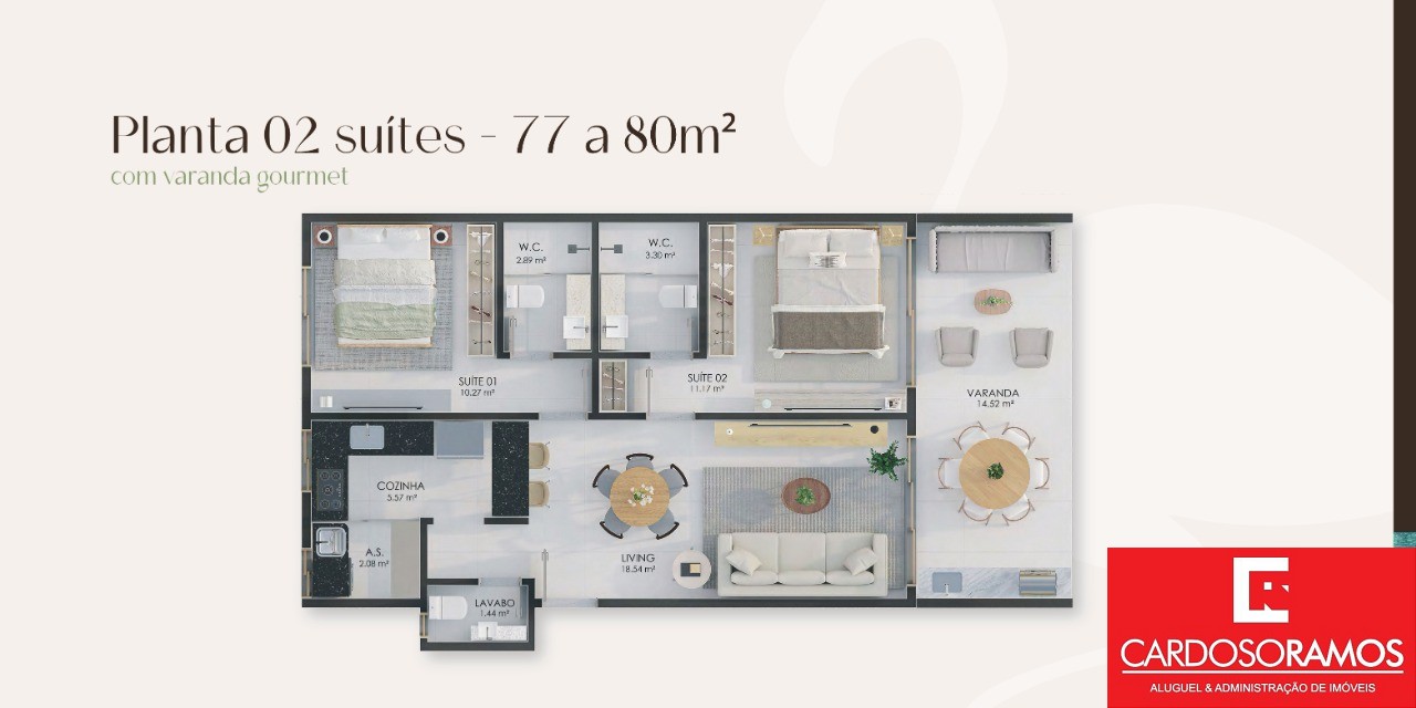 Apartamento - Guarajuba