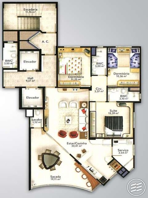 Apartamento, 3 quartos, 115 m² - Foto 14