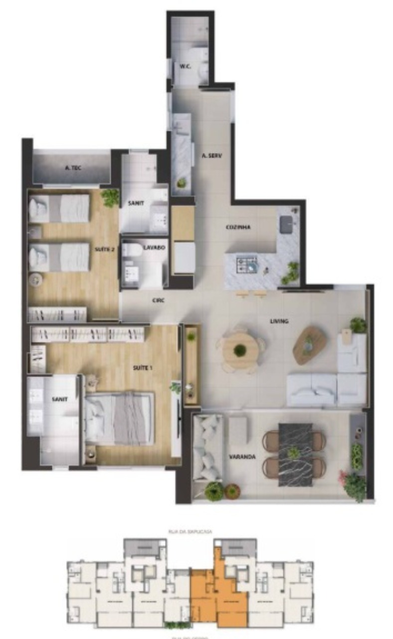 Apartamento, 2 quartos, 84 m² - Foto 16