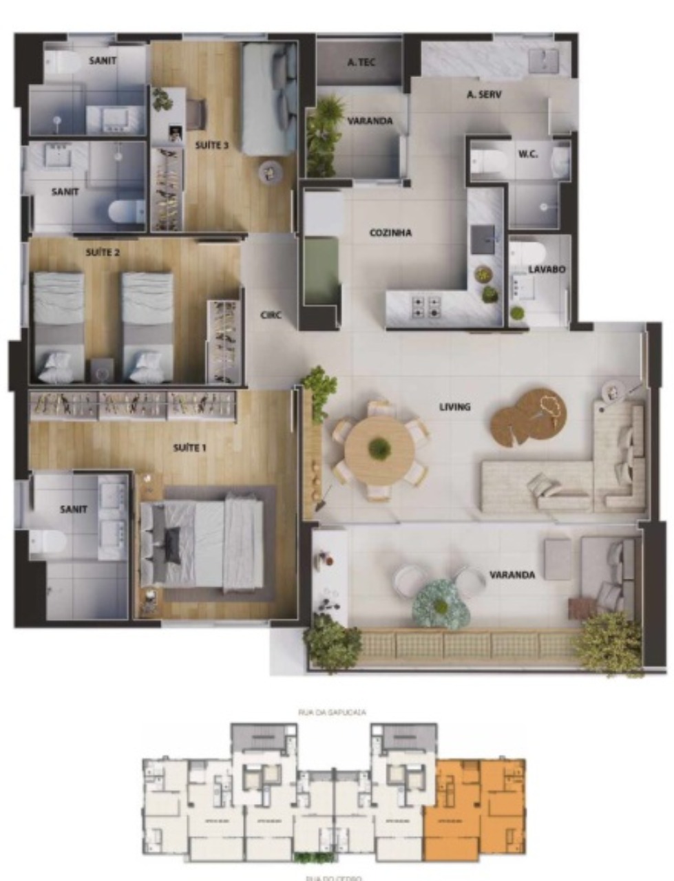 Apartamento, 3 quartos, 107 m² - Foto 21