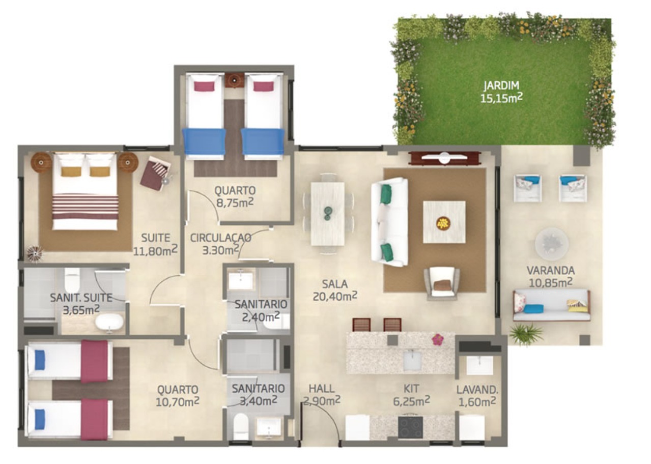 Apartamento, 3 quartos, 101 m² - Foto 19