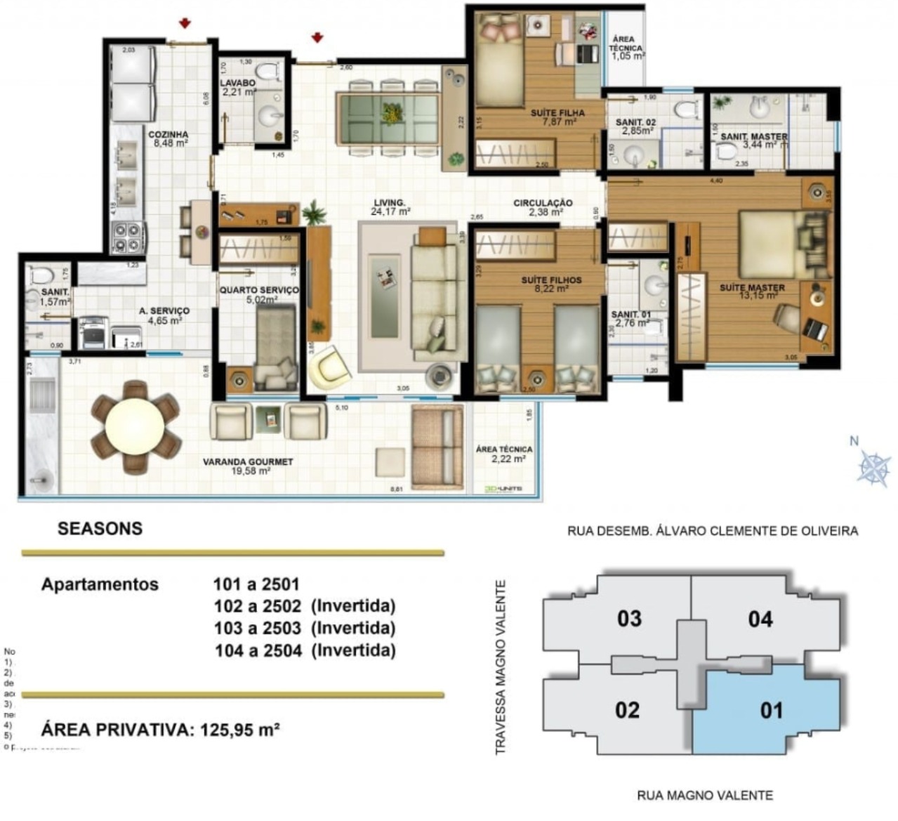 Apartamento, 3 quartos, 126 m² - Foto 35