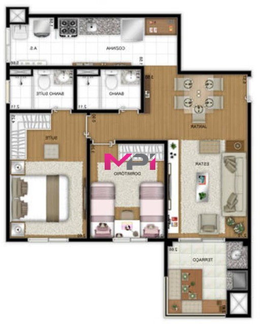 Apartamento, 2 quartos, 66 m² - Foto 67