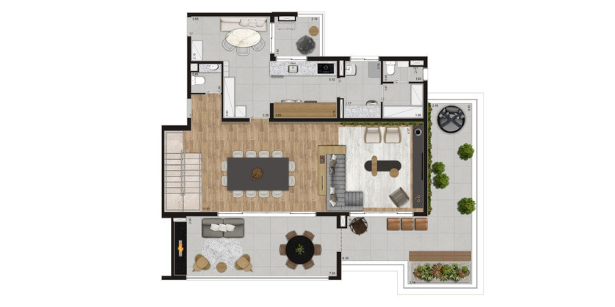 Cobertura, 4 quartos, 473 m² - Foto 64