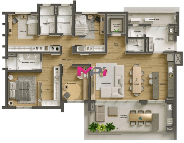 Apartamento, 4 quartos, 157 m² - Foto 22