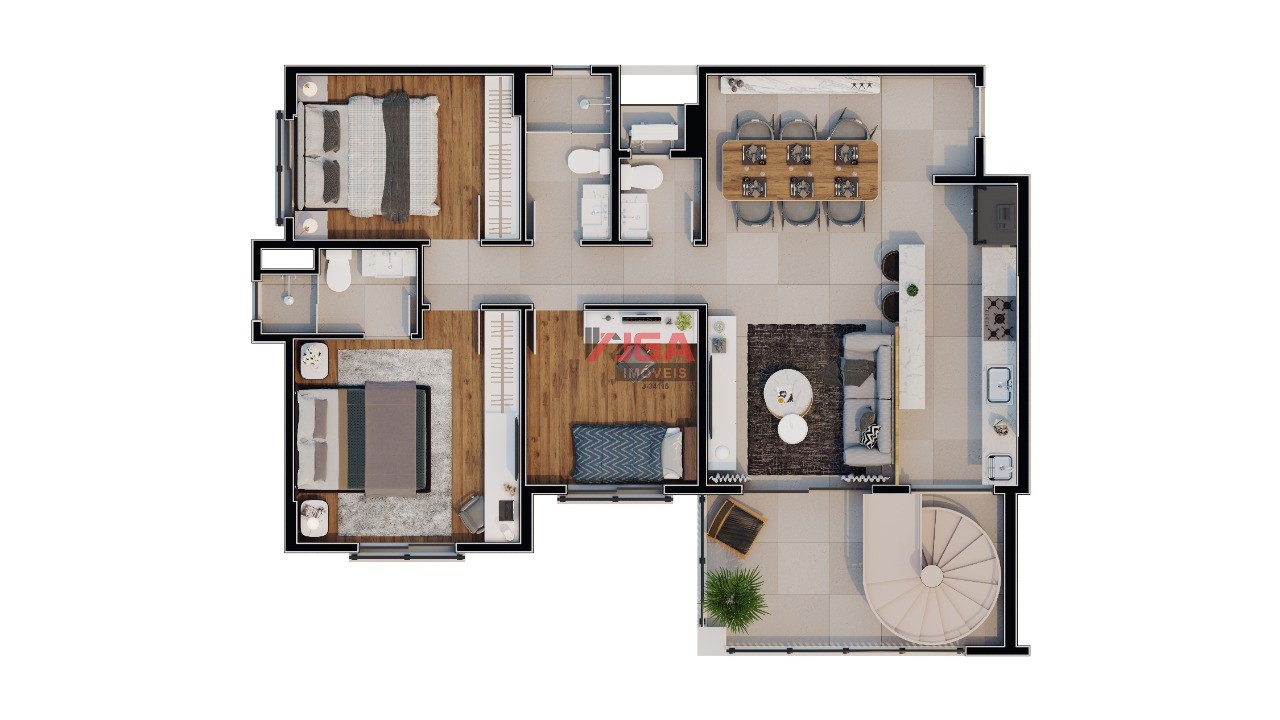 Apartamento, 3 quartos, 91 m² - Foto 13