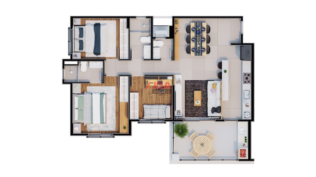 Apartamento, 3 quartos, 91 m² - Foto 10