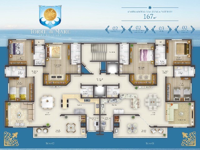 Apartamento, 3 quartos, 172 m² - Foto 2