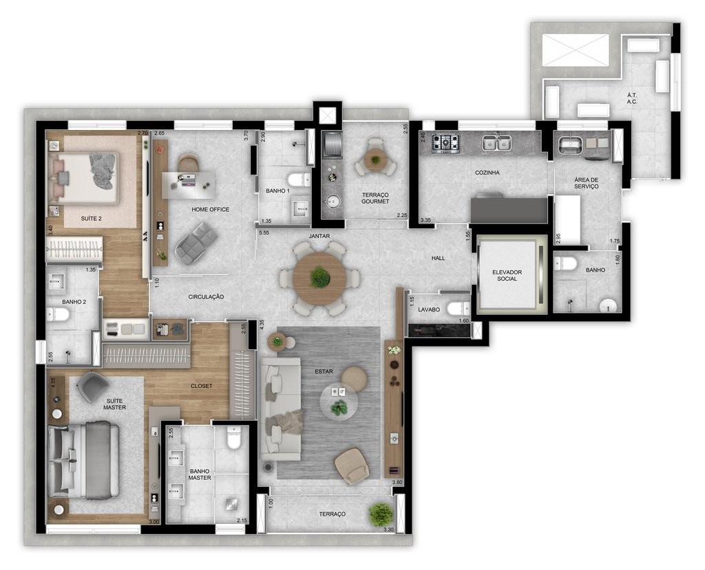 Cobertura, 4 quartos, 330 m² - Foto 32