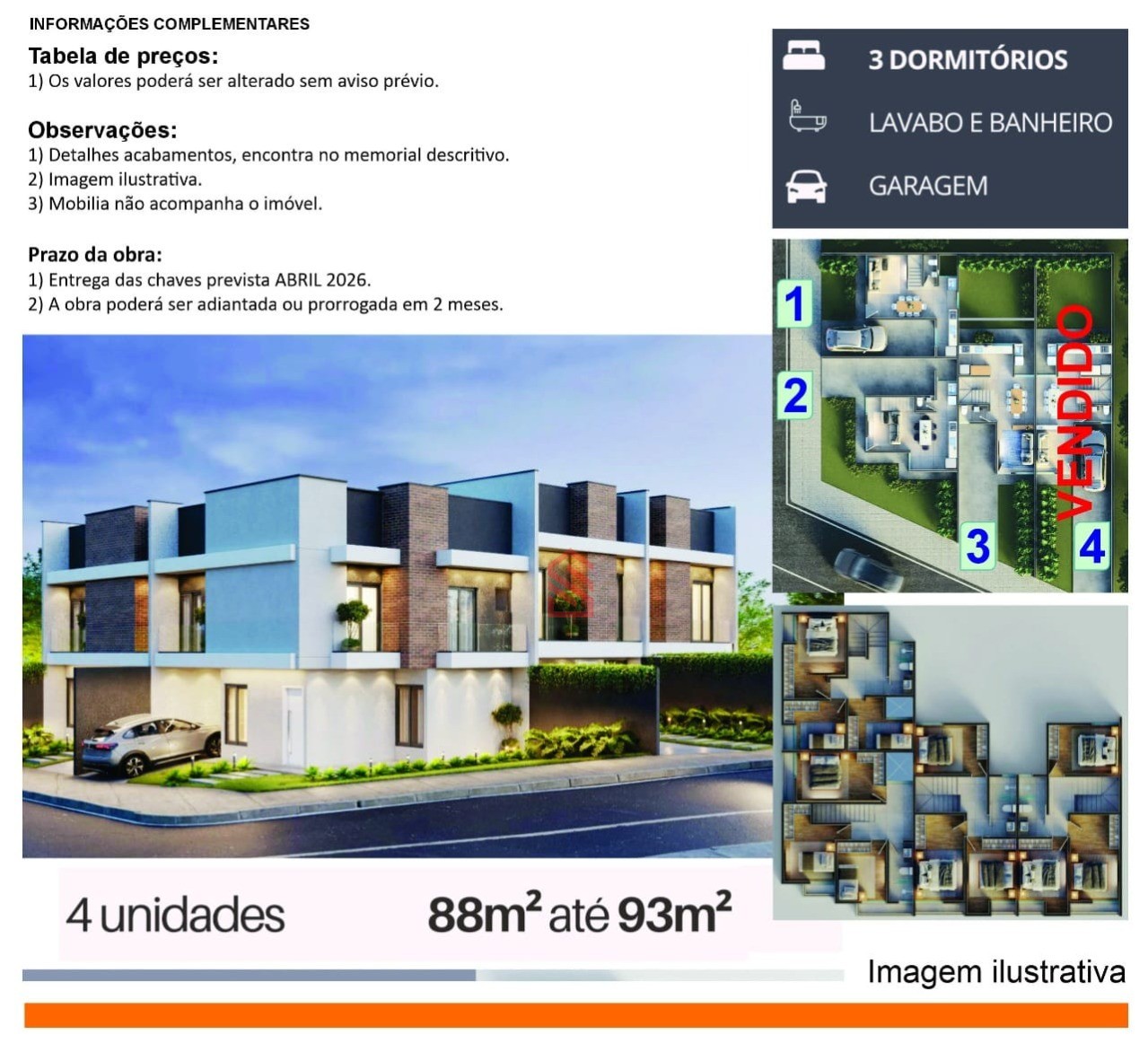 Sobrado, 3 quartos, 88 m² - Foto 9