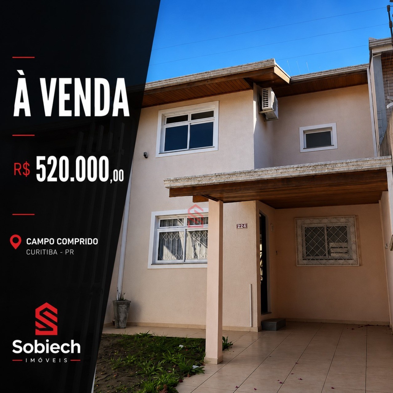 Sobrado, 2 quartos, 80 m² - Foto 1