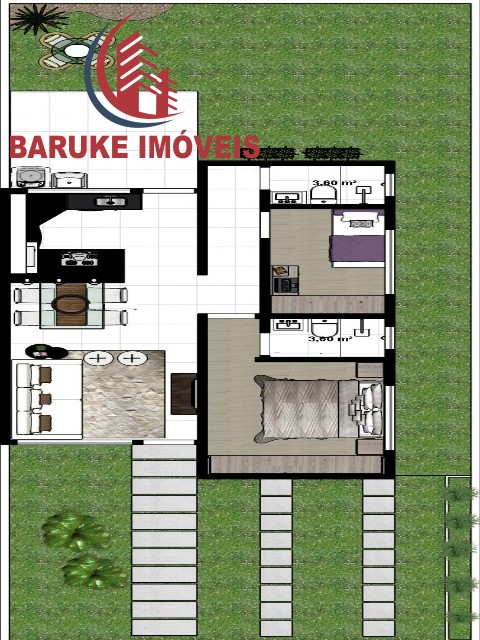 CASA em JARDIM VENEZA, INDAIATUBA - Casa nova - 2 dormit. sendo 1 suíte a 3 minutos do Parque Ecológico. - Foto 4