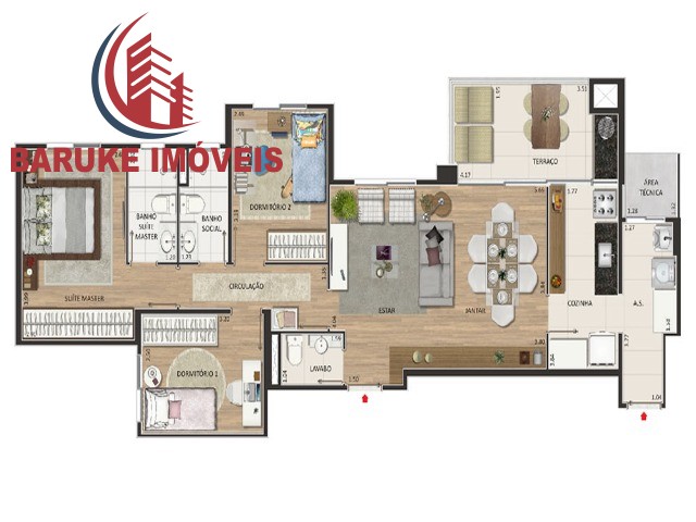 APARTAMENTO em JARDIM PAU PRETO, INDAIATUBA - Apartamento novo de luxo pronto para morar em Indaiatuba/SP - Foto 7