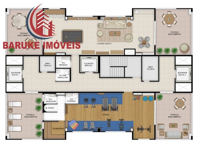 APARTAMENTO em JARDIM AMERICA, INDAIATUBA - Você chegou ao topo! Apto com suíte e 2 vagas + hobby box - Indaiatuba/SP - Foto 7