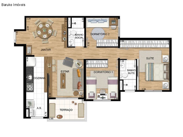 APARTAMENTO em JARDIM AMERICA, INDAIATUBA - Você chegou ao topo! Apto com suíte e 2 vagas + hobby box - Indaiatuba/SP - Foto 17