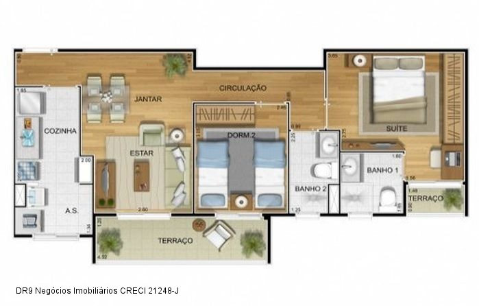 Apartamento, 2 quartos, 65 m² - Foto 20