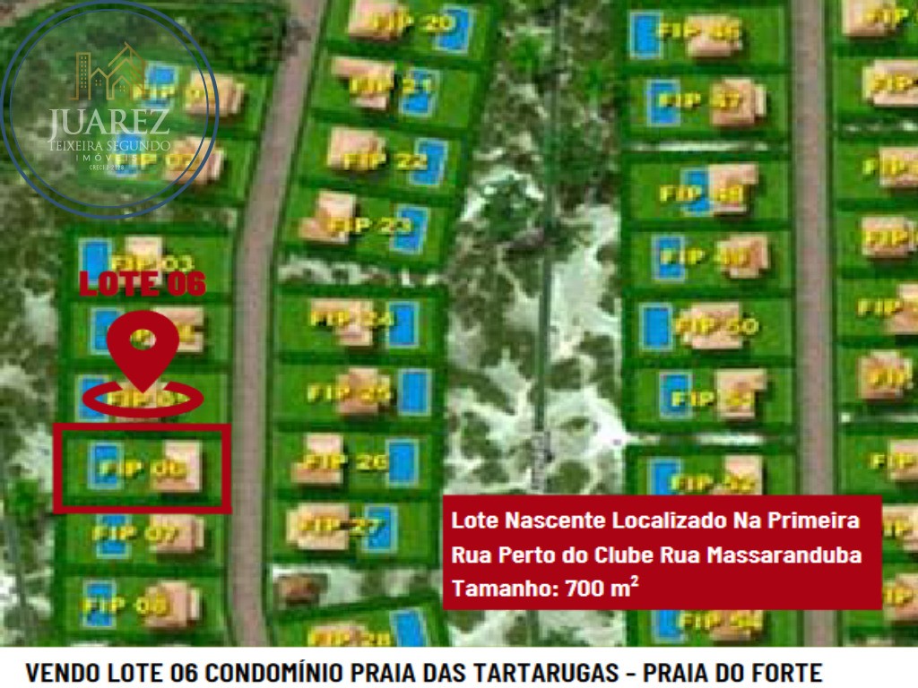 Terreno - Praia do forte