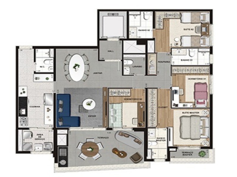 Apartamento, 4 quartos, 143 m² - Foto 19