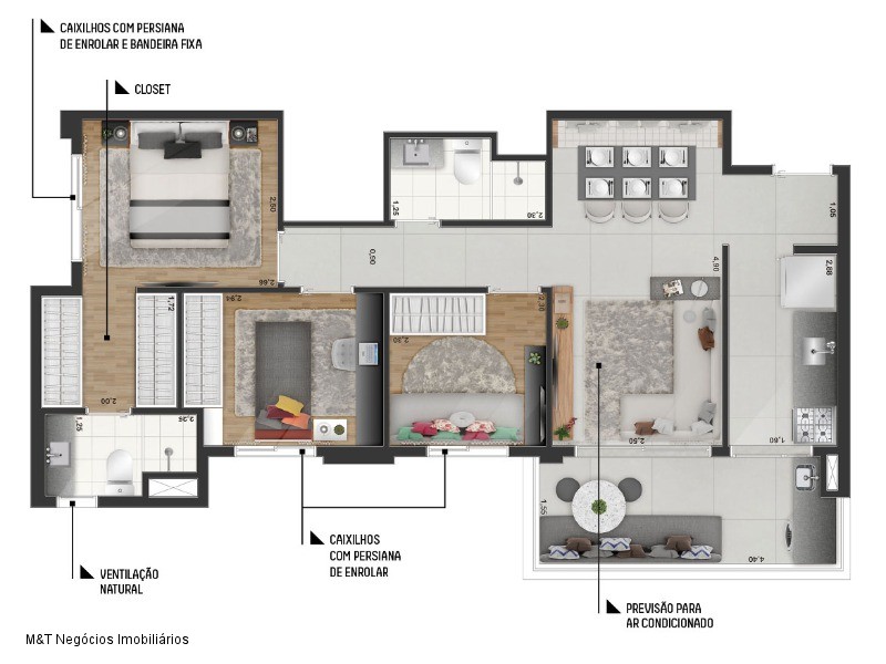 Apartamento, 3 quartos, 65 m² - Foto 16