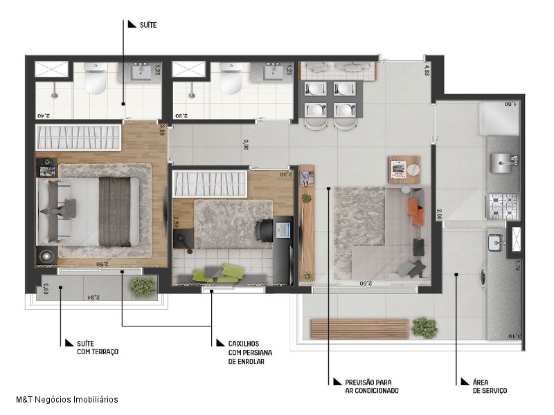 Apartamento, 2 quartos, 52 m² - Foto 17