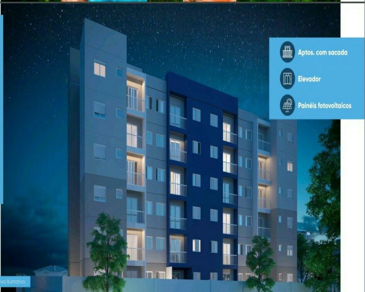 Apartamento, 2 quartos, 46 m² - Foto 1