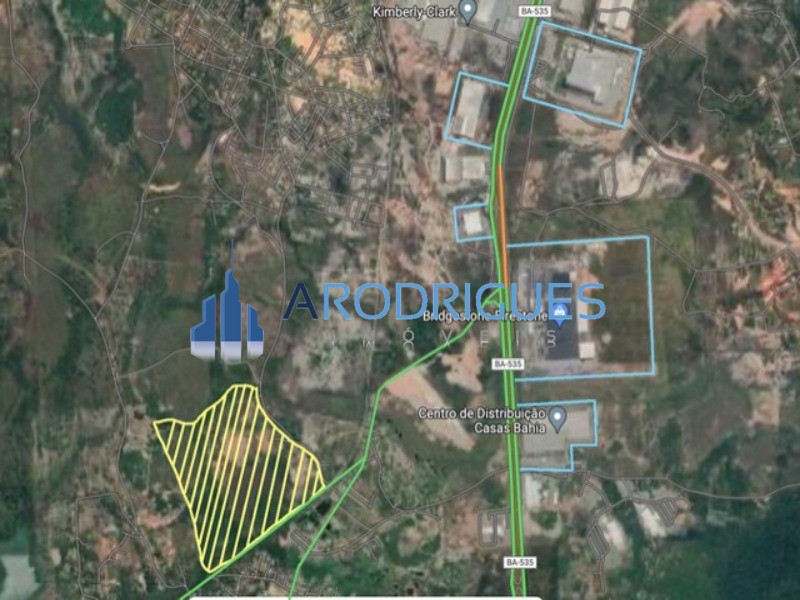 Grande terreno à venda na área mais próspera da Grande Salvador, com 441.000 m² e ideal para construções de galpões, condomínios e Industria.