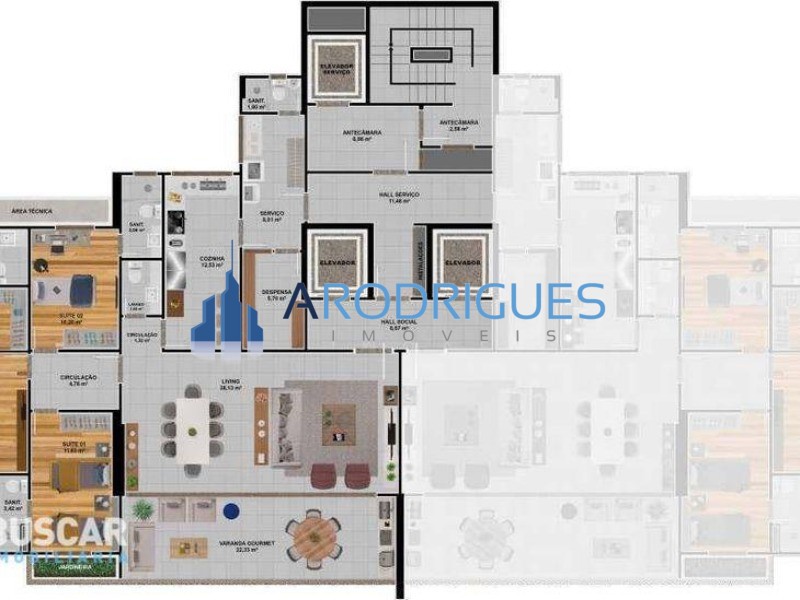 Apartamento, 3 quartos, 173 m² - Foto 13