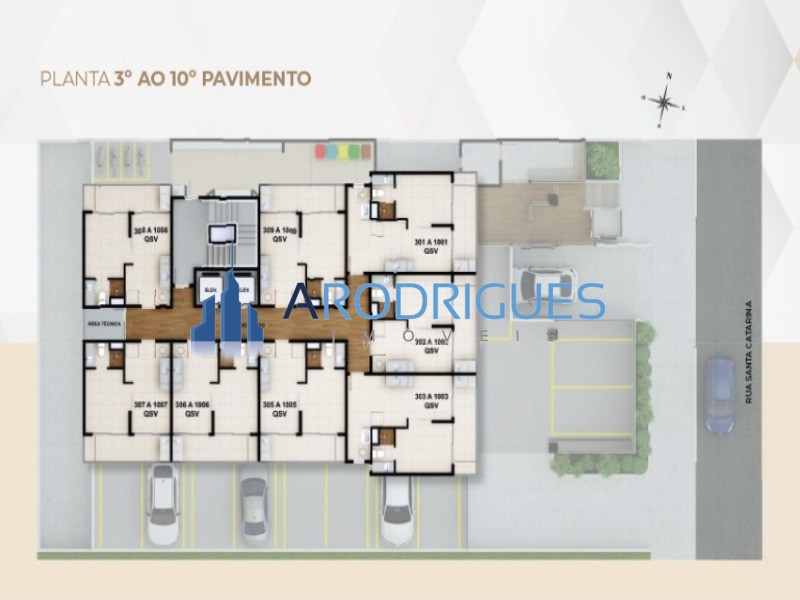 Flat/Apart Hotel, 1 quarto, 59 m² - Foto 13