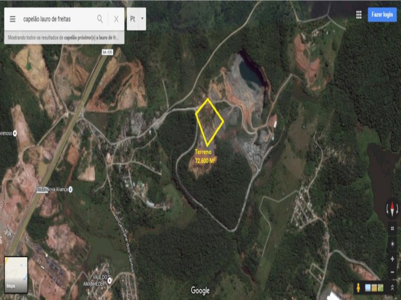 TERRENO EM LAURO DE FREITAS COM 72.600 M²