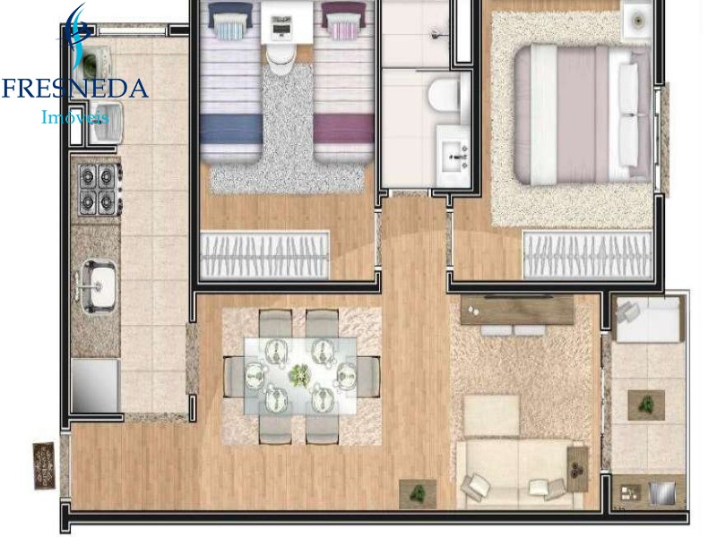 Apartamento, 2 quartos, 50 m² - Foto 9