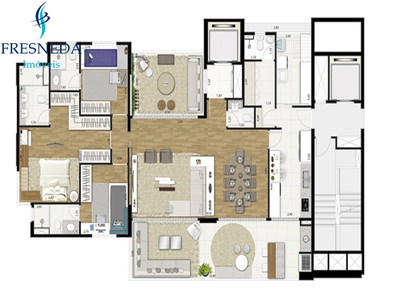 Apartamento, 3 quartos, 171 m² - Foto 13
