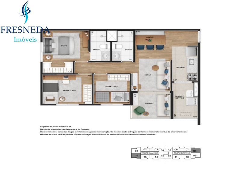 Apartamento à venda com 2 quartos, 55m² - Foto 24