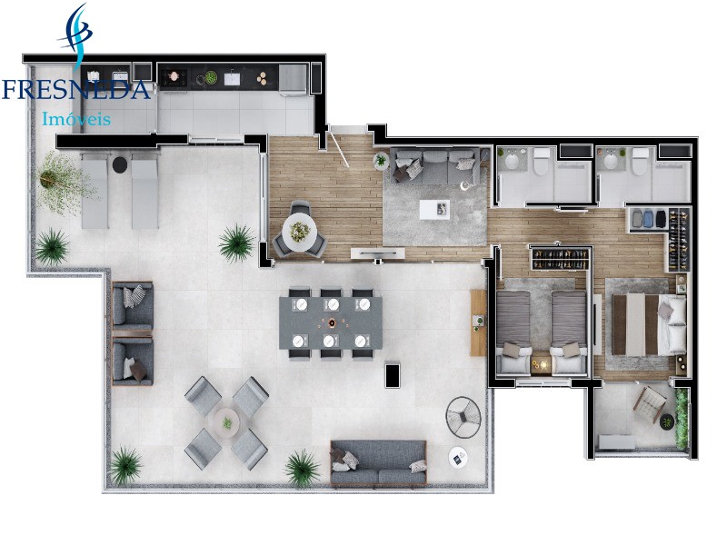 Cobertura à venda com 3 quartos, 229m² - Foto 5