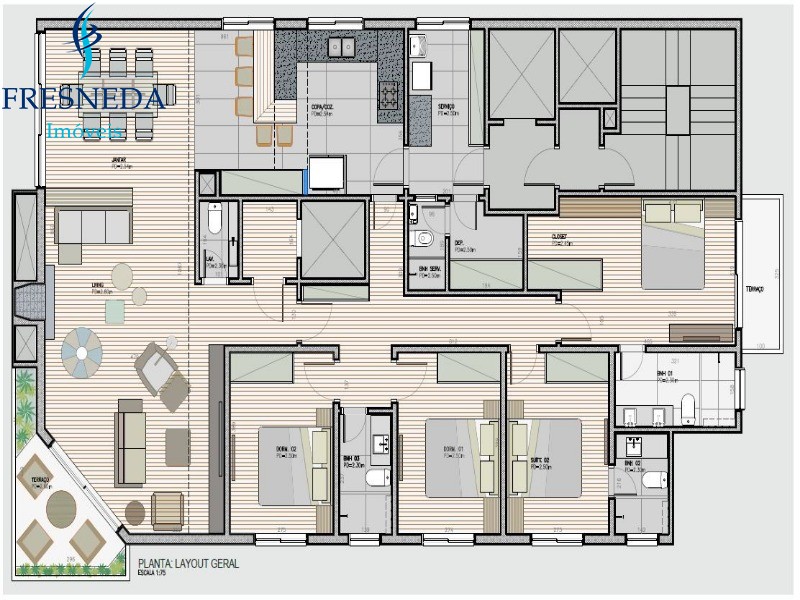 Apartamento, 4 quartos, 194 m² - Foto 53
