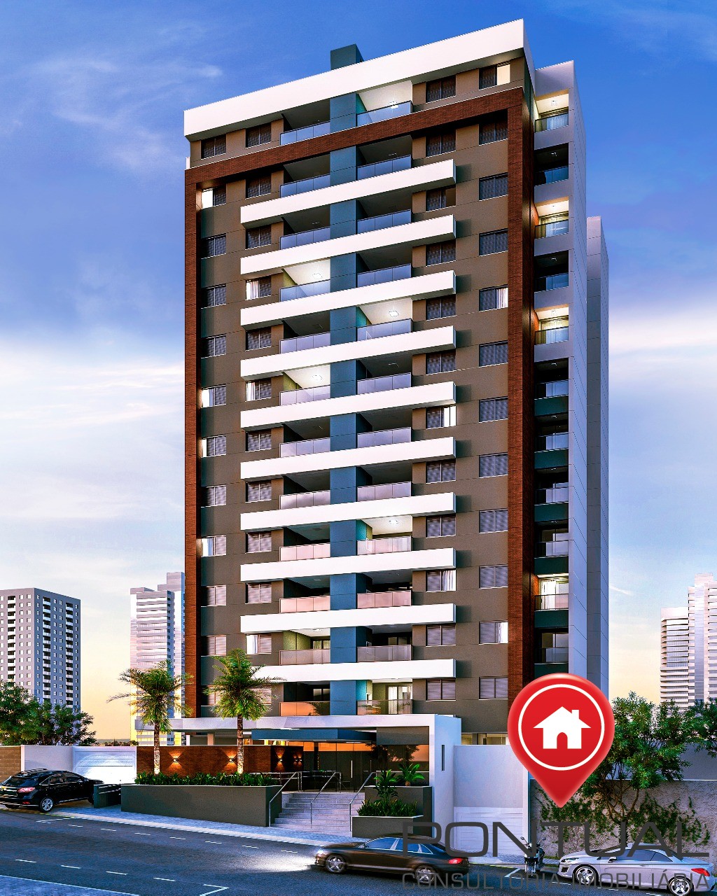 Apartamento à venda Edifício Praça Marechal, 3 dorms (1 suíte). Faça sua proposta! Pontual Imóveis sua imobiliária em Marília.
