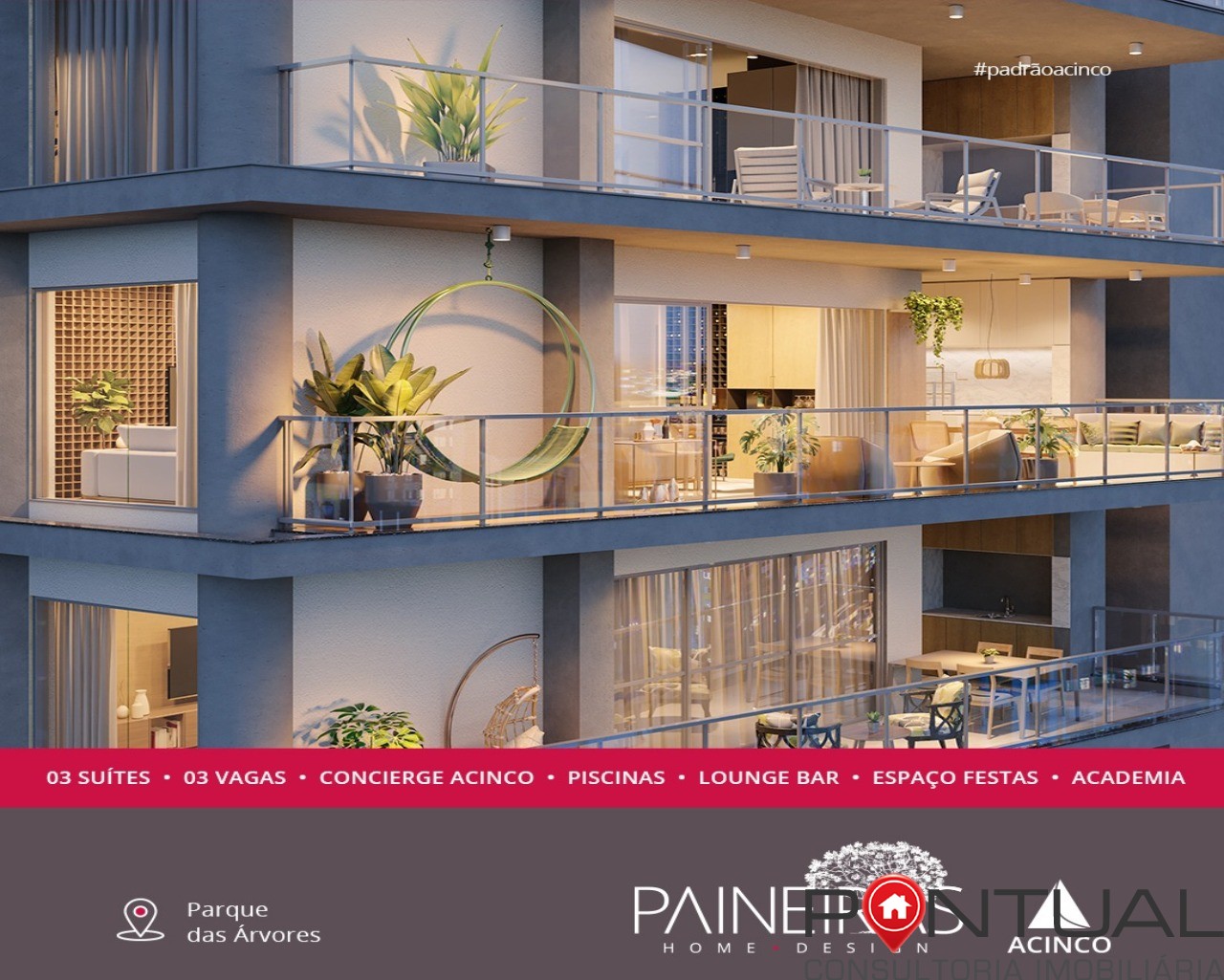 Apartamento em marília no paineiras, 2 quartos, 1 vaga, 65m²