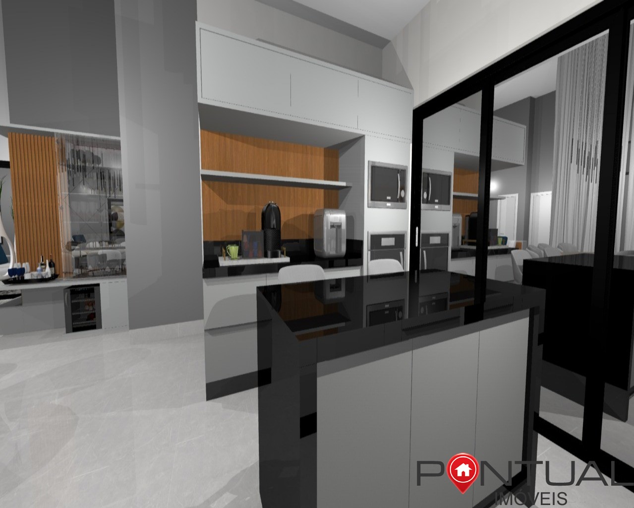 Casa de Luxo em Condomínio Exclusivo em Marília-SP, Jardim São Domingos: 3 quartos, 3 suítes, 3 salas, 4 banheiros, 2 vagas, 190 m².