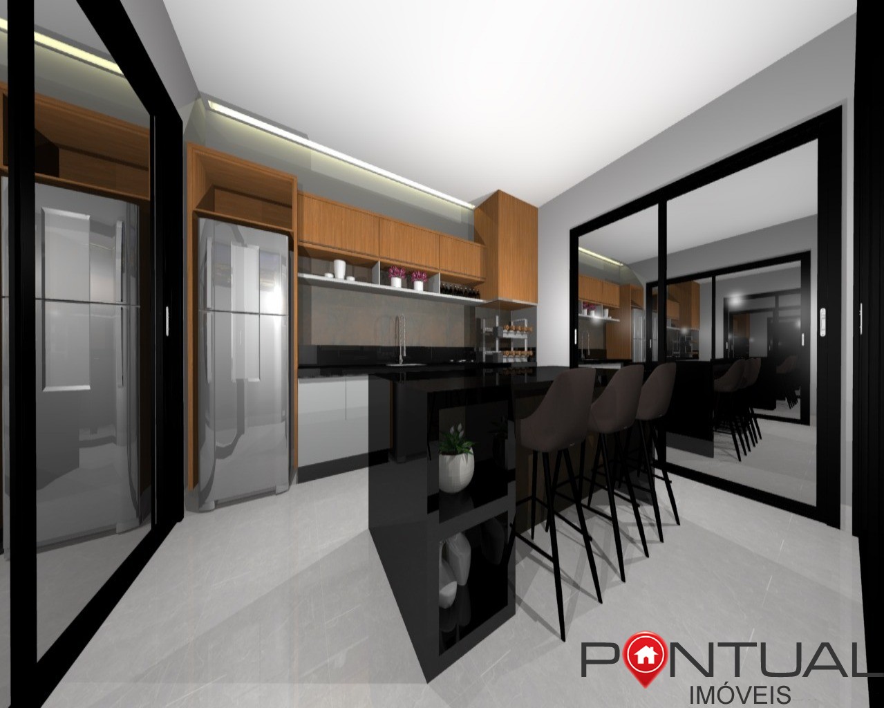 Casa de Luxo em Condomínio Exclusivo em Marília-SP, Jardim São Domingos: 3 quartos, 3 suítes, 3 salas, 4 banheiros, 2 vagas, 190 m².