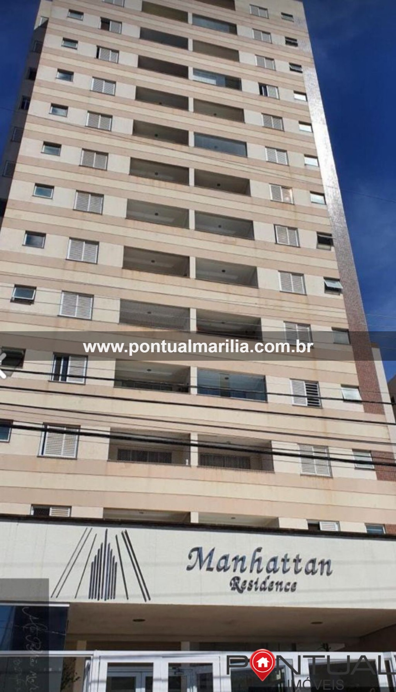 Apartamento 2 suítes venda em Marília no Edifício Manhattan Barbosa R$ 440.000 - Aceita negociação - Pontual Imóveis sua imobiliária em Marília
