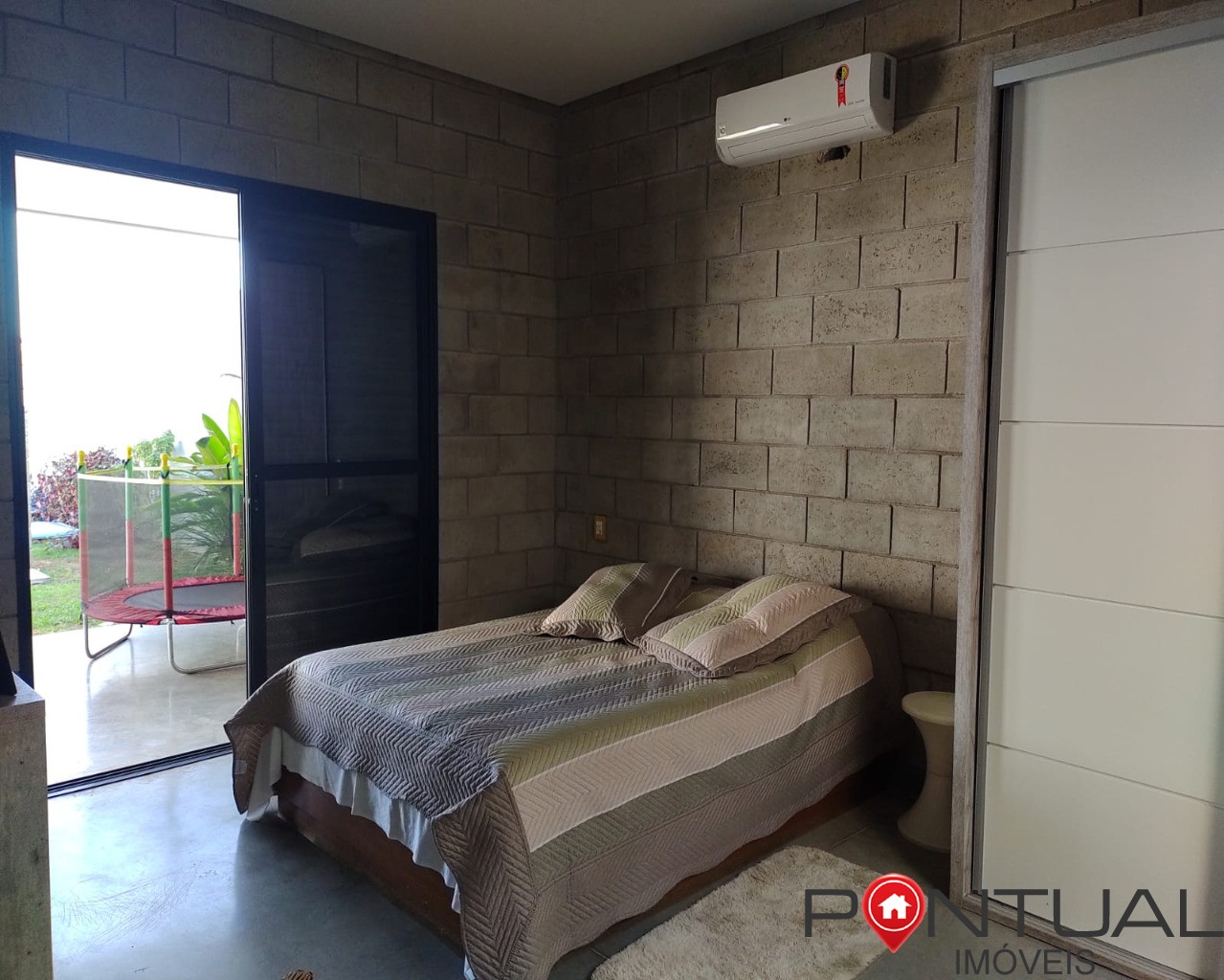 Casa à venda Marília Condomínio Campo Belo Casa com piscina 2 quartos 5 vagas Pontual Imóveis Marília - sua imobiliária em Marília