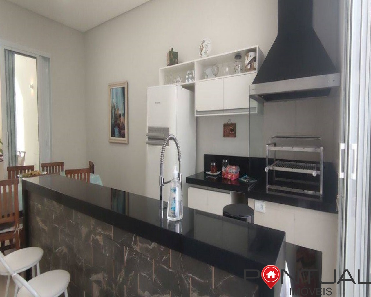 Casa à venda Marília Recanto Esmeraldas Casa com área gourmet 3 suítes closet Pontual Imóveis - lindas casas na sua imobiliária em Marília