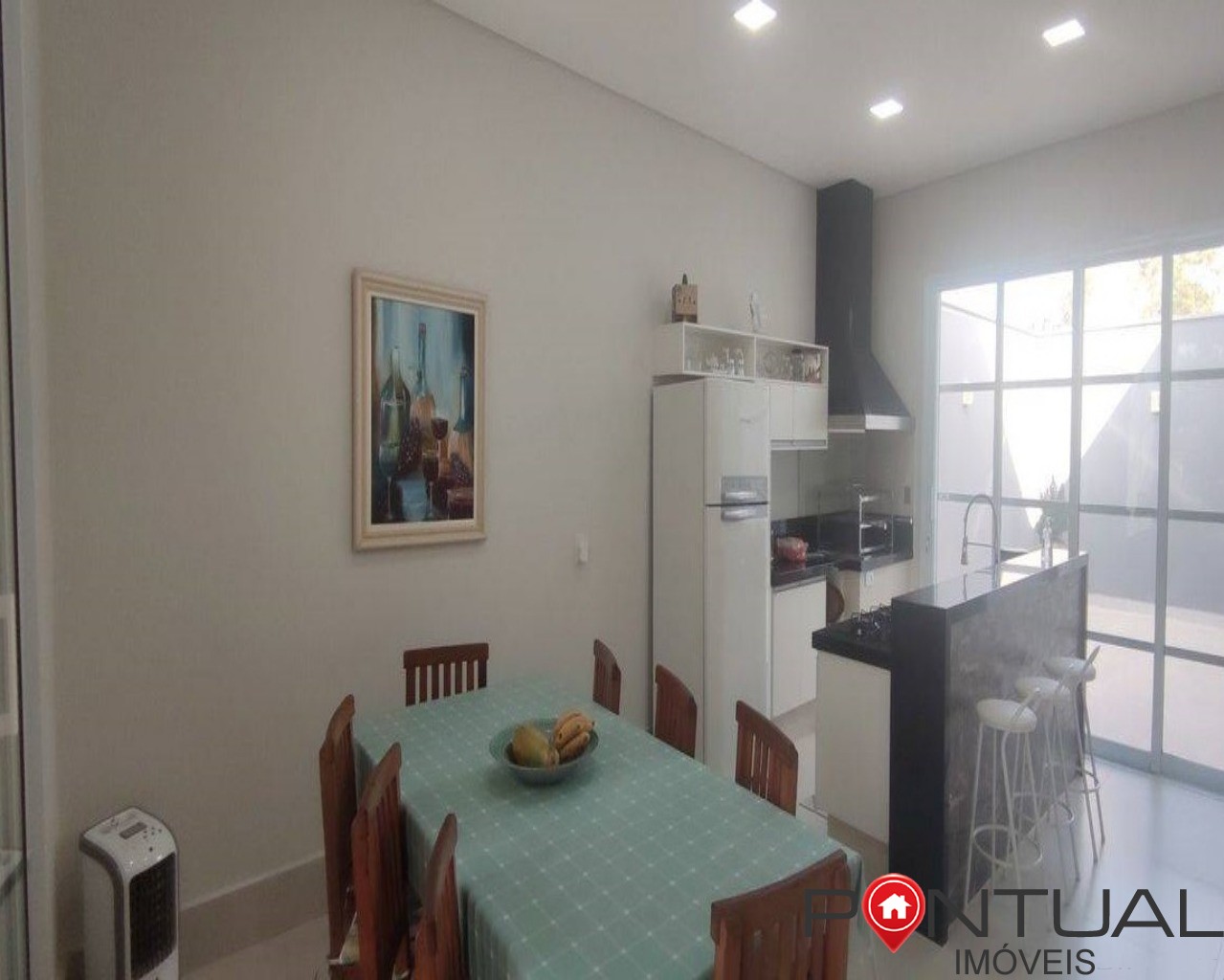 Casa à venda Marília Recanto Esmeraldas Casa com área gourmet 3 suítes closet Pontual Imóveis - lindas casas na sua imobiliária em Marília