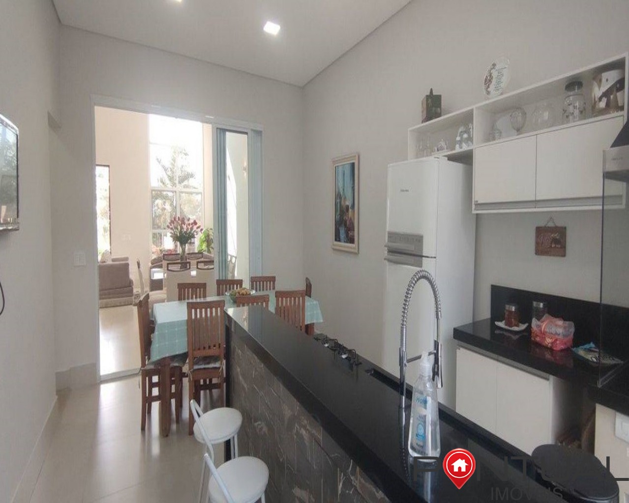 Casa à venda Marília Recanto Esmeraldas Casa com área gourmet 3 suítes closet Pontual Imóveis - lindas casas na sua imobiliária em Marília