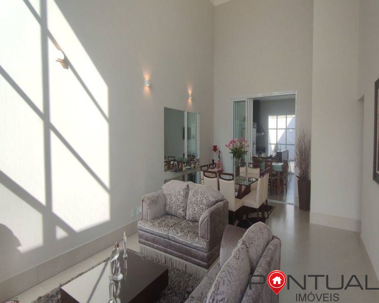 Casa à venda Marília Recanto Esmeraldas Casa com área gourmet 3 suítes closet Pontual Imóveis - lindas casas na sua imobiliária em Marília