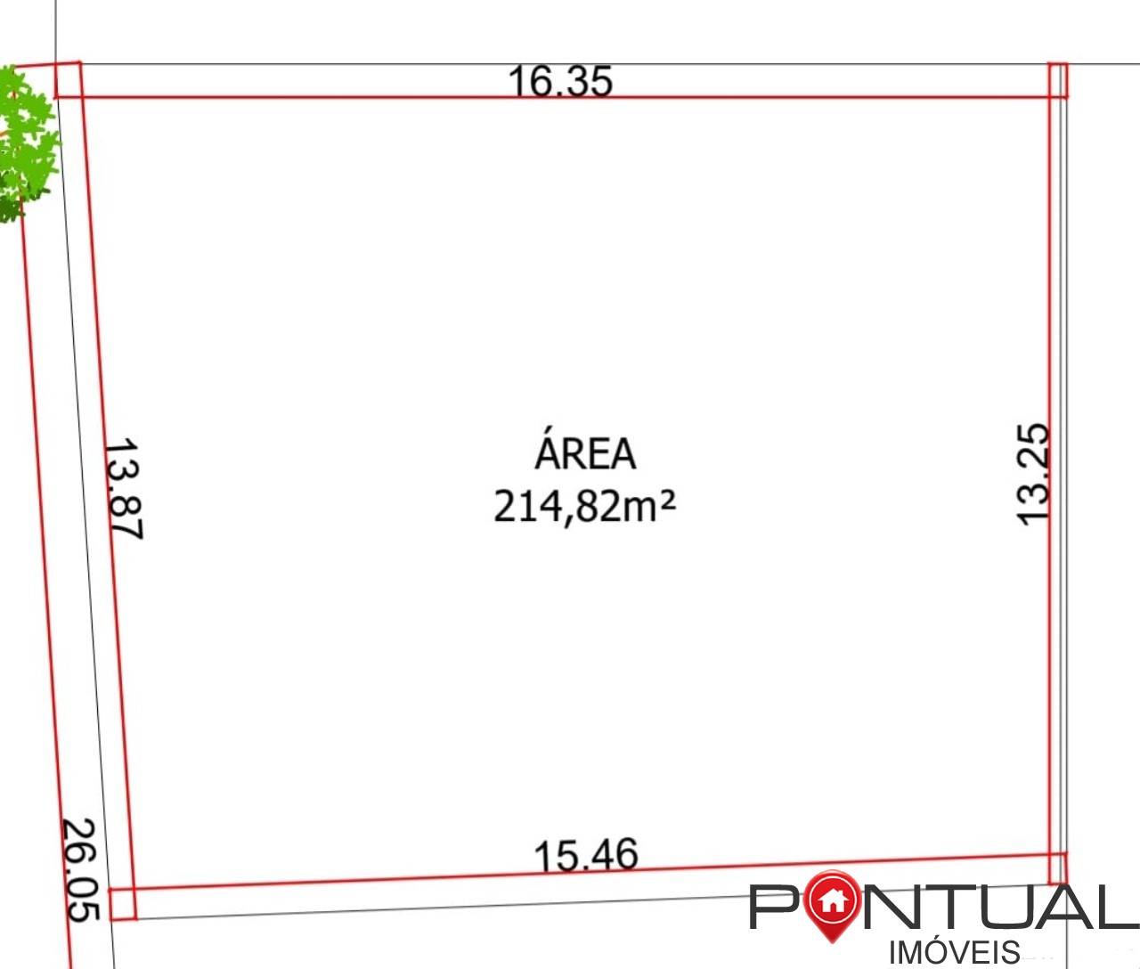 Terreno à Venda no Palmital Marília 214m² Plano Construa Agora! Pontual Imóveis sua imobiliária em Marília.