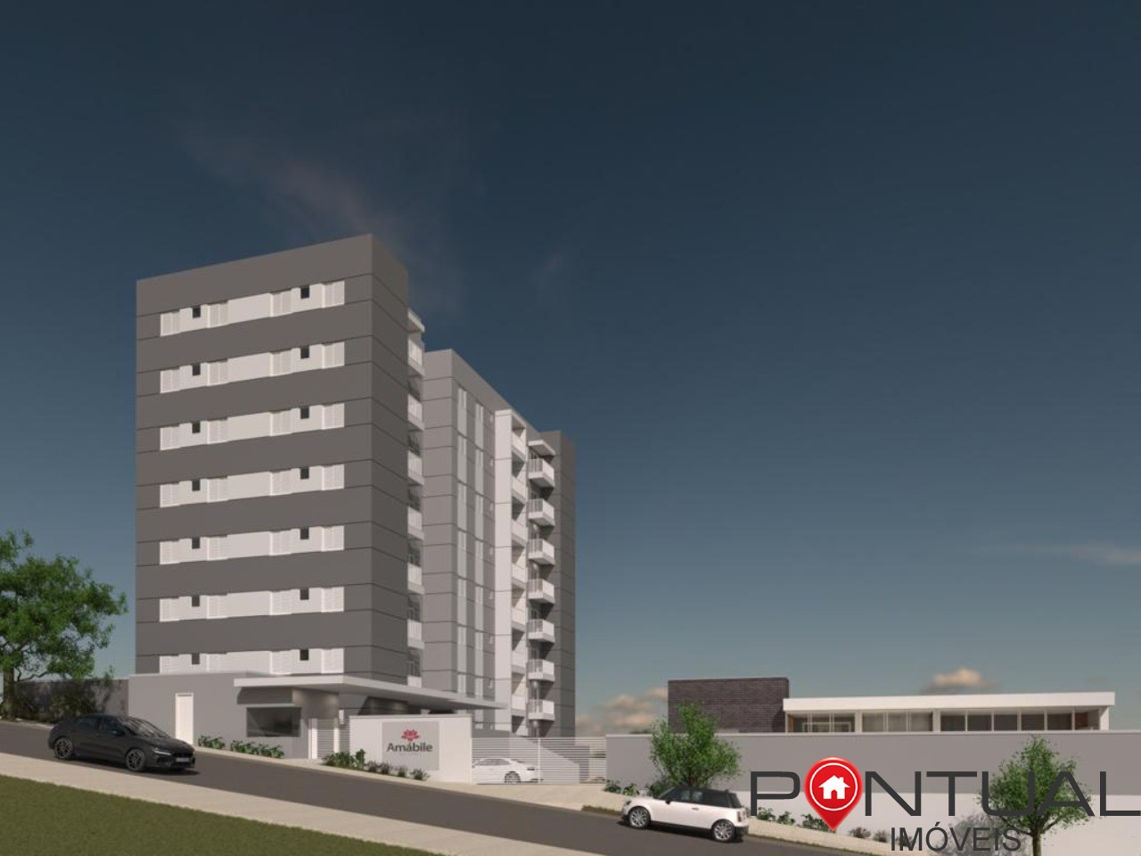 Apartamento à venda em Marília-SP, no bairro Palmital: 2 quartos, sala, banheiro, garagem - 50m² de área. Confira!