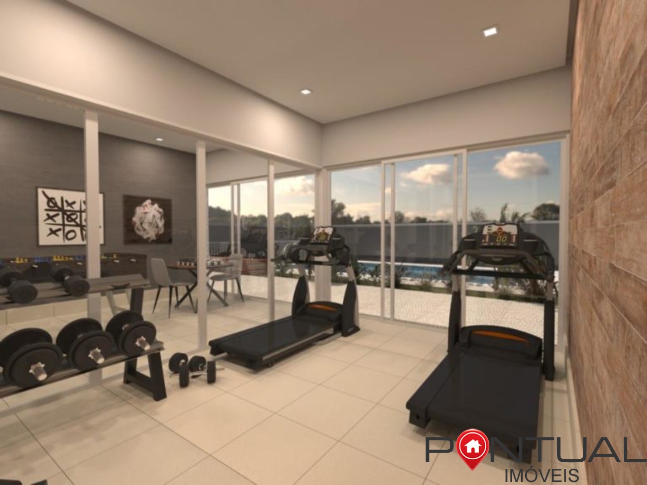 Apartamento à venda em Marília-SP, no bairro Palmital: 2 quartos, sala, banheiro, garagem - 50m² de área. Confira!
