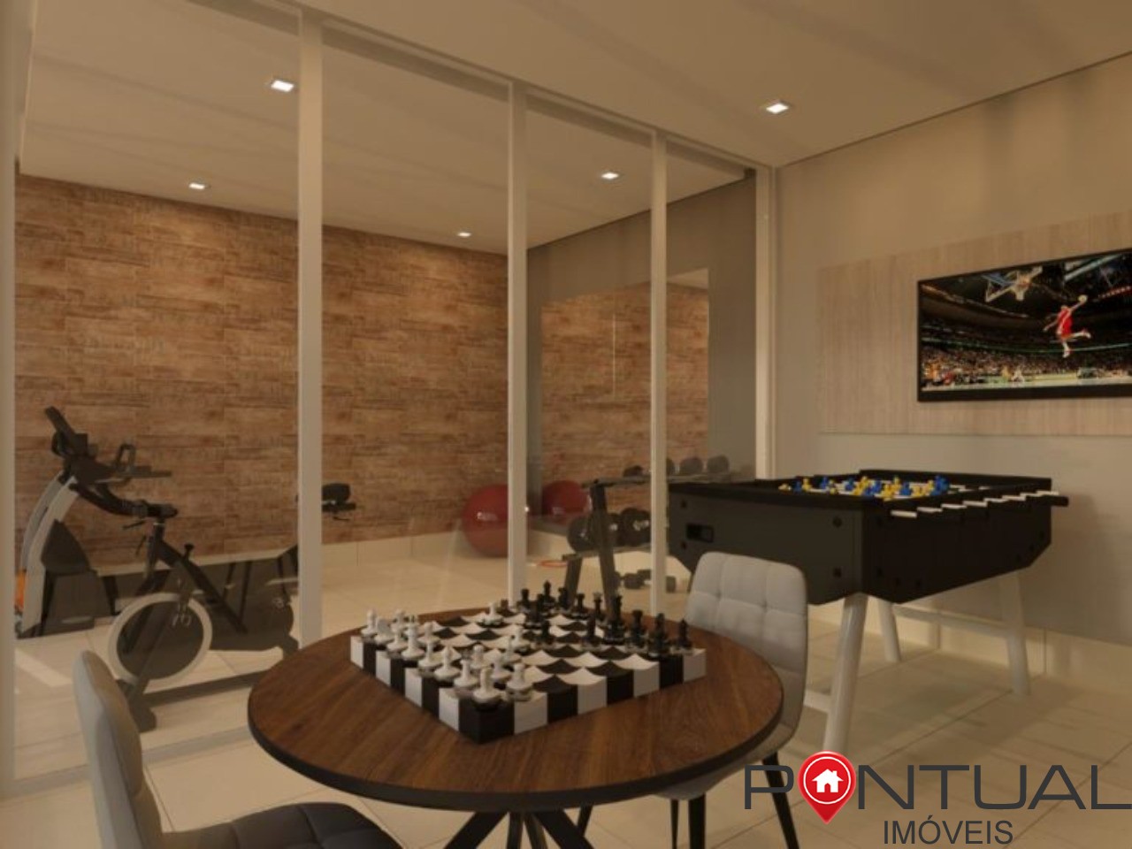 Apartamento à venda em Marília-SP, no bairro Palmital: 2 quartos, sala, banheiro, garagem - 50m² de área. Confira!