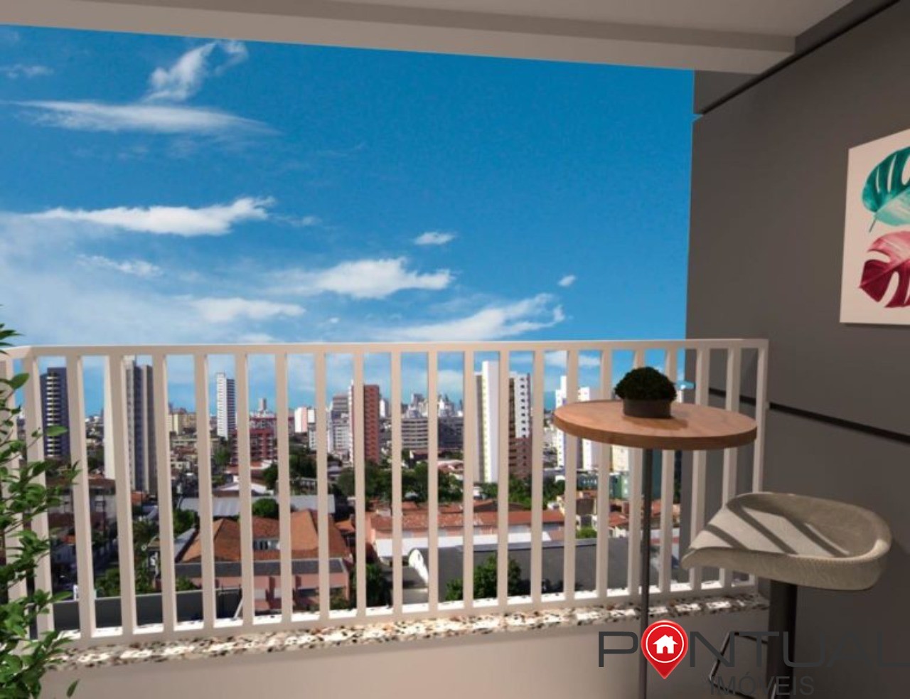 Apartamento à venda em Marília-SP, no bairro Palmital: 2 quartos, sala, banheiro, garagem - 50m² de área. Confira!