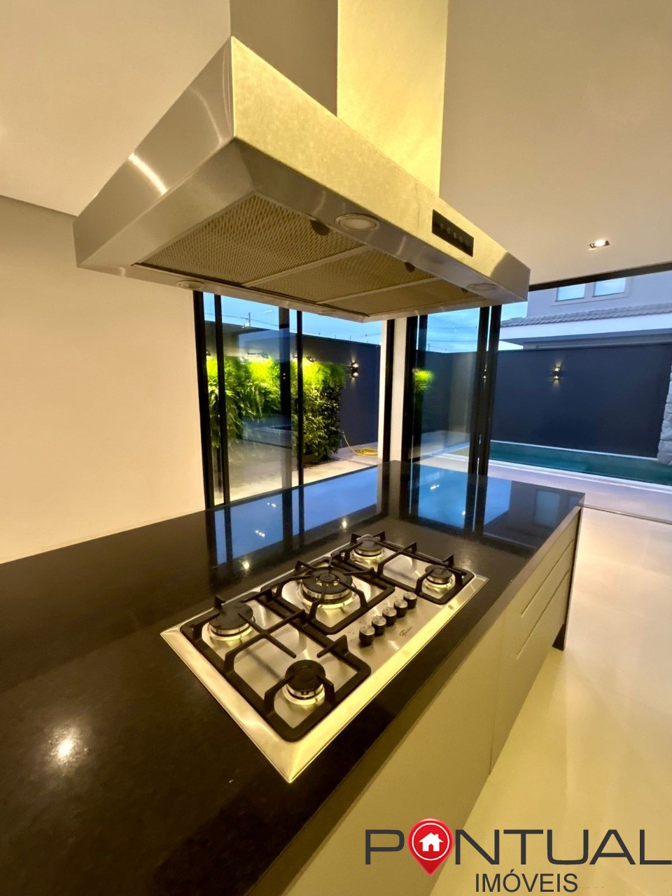 Casa à venda Marília Terras da Fazenda Casa luxo piscina 3 suítes closet aceita permuta Pontual Imóveis - sua imobiliária em Marília de confiança
